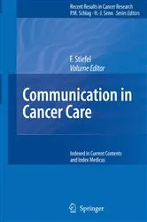 Book cover of Communication in Cancer Care by F. Stiefel