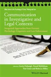 Book cover of Communication in Investigative and Legal Contexts by Gavin Oxburgh