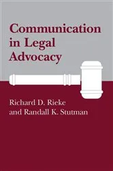 Book cover of Communication in Legal Advocacy by Unknown