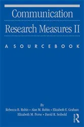 Book cover of Communication Research Measures II by Rebecca B. Rubin
