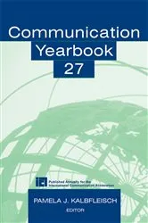 Book cover of Communication Yearbook 27 by Unknown