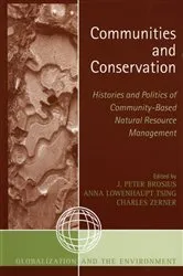 Book cover of Communities and Conservation by Peter J. Brosius