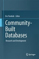 Book cover of Community-Built Databases by Eric Pardede