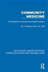Book cover of Community Medicine by W. E. Waters