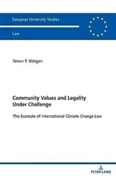 Book cover of Community Values and Legality under Challenge by Simon Blätgen