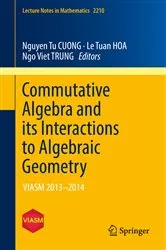 Book cover of Commutative Algebra and its Interactions to Algebraic Geometry by Nguyen Tu CUONG