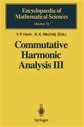 Book cover of Commutative Harmonic Analysis III by V.P. Havin
