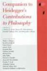 Book cover of Companion to Heidegger's Contributions to Philosophy by Charles E. Scott