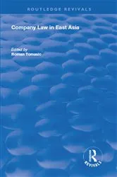 Book cover of Company Law in East Asia by Roman Tomasic