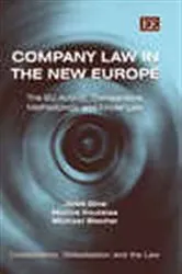 Book cover of Company Law in the New Europe by Unknown