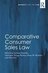 Book cover of Comparative Consumer Sales Law by Geraint Howells