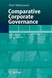 Book cover of Comparative Corporate Governance by Petri Mäntysaari
