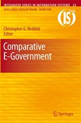 Book cover of Comparative E-Government by Christopher G. Reddick
