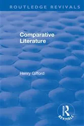 Book cover of Comparative Literature by Henry Gifford