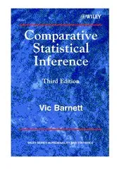 Book cover of Comparative Statistical Inference (3rd ed.) by Vic Barnett