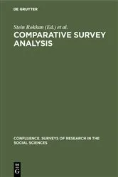 Book cover of Comparative survey analysis by Stein Rokkan