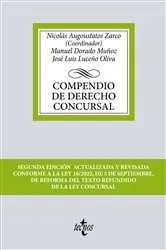 Book cover of Compendio de Derecho Concursal by Nicolás Augoustatos Zarco
