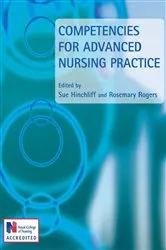 Book cover of Competencies for Advanced Nursing Practice by Sue Hinchliff