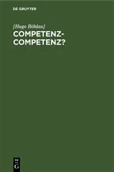 Book cover of Competenz-Competenz? by [Hugo Böhlau]
