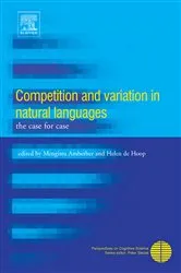 Book cover of Competition and Variation in Natural Languages by Unknown