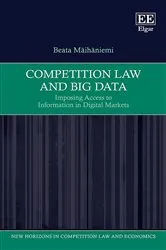 Book cover of Competition Law and Big Data by Beata Mäihäniemi