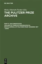 Book cover of Complete Biographical Encyclopedia of Pulitzer Prize Winners 1917 - 2000 by Unknown
