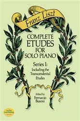 Book cover of Complete Etudes for Solo Piano, Series I by Franz Liszt