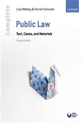 Book cover of Complete Public Law (2nd ed.) by Lisa Webley
