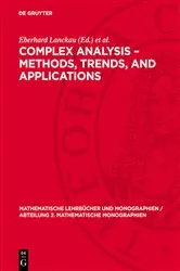 Book cover of Complex Analysis – Methods, Trends, and Applications by Eberhard Lanckau