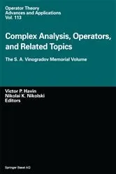 Book cover of Complex Analysis, Operators, and Related Topics by Unknown