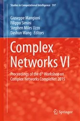 Book cover of Complex Networks VI by Giuseppe Mangioni
