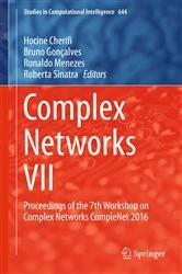Book cover of Complex Networks VII by Hocine Cherifi