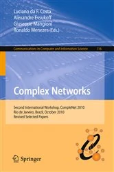 Book cover of Complex Networks by Luciano da F. Costa
