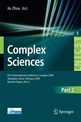 Book cover of Complex Sciences by Jie Zhou