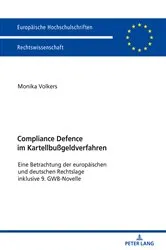 Book cover of Compliance Defence im Kartellbußgeldverfahren by Unknown