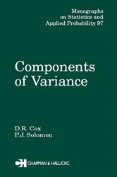 Book cover of Components of Variance by D.R. Cox