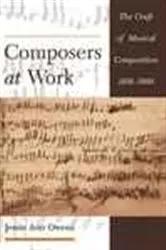 Book cover of Composers at Work by Unknown