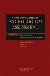 Book cover of Comprehensive Handbook of Psychological Assessment, Volume 1 by Gerald Goldstein