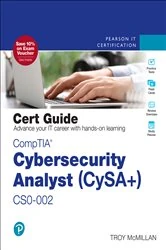 Book cover of CompTIA Cybersecurity Analyst (CySA+) Cert Guide 2nd Ed (CS0-002) uCertify Labs Access Code Card (2nd ed.) by Troy McMillan