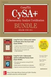Book cover of CompTIA CySA+ Cybersecurity Analyst Certification Bundle (Exam CS0-001) by Fernando Maymi