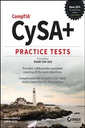 Book cover of CompTIA CySA+ Practice Tests (3rd ed.) by Mike Chapple