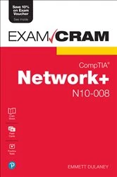 Book cover of CompTIA Network+ N10-008 Exam Cram (7th ed.) by Emmett Dulaney