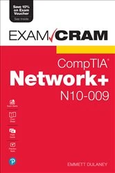 Book cover of CompTIA Network+ N10-009 Exam Cram (8th ed.) by Emmett Dulaney