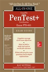 Book cover of CompTIA PenTest+ Certification All-in-One Exam Guide (Exam PT0-001) by Raymond Nutting