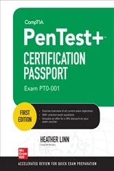Book cover of CompTIA PenTest+ Certification Passport (Exam PT0-001) by Heather Linn