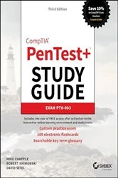 Book cover of CompTIA PenTest+ Study Guide (3rd ed.) by Mike Chapple