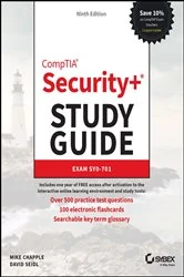 Book cover of CompTIA Security+ Study Guide with over 500 Practice Test Questions (9th ed.) by Mike Chapple