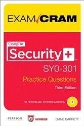 Book cover of CompTIA Security+ SY0-301 Practice Questions Exam Cram (3rd ed.) by Diane Barrett