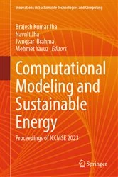 Book cover of Computational Modeling and Sustainable Energy by Brajesh Kumar Jha