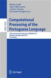 Book cover of Computational Processing of the Portuguese Language by Helena Caseli